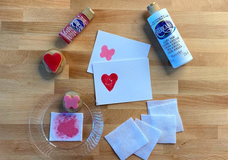 How to make a DIY Felt Stamp Pad DFW Craft Shows