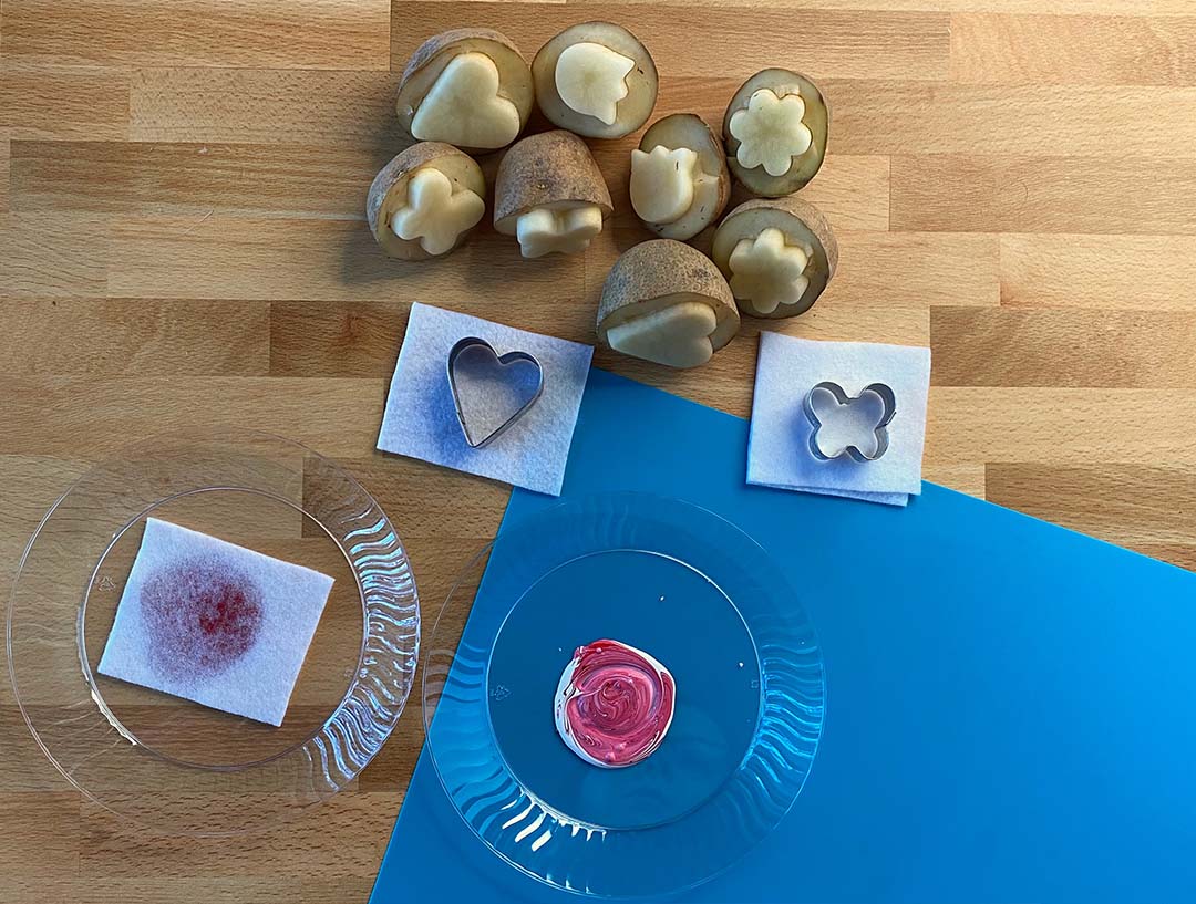 How to make a DIY Felt Stamp Pad DFW Craft Shows