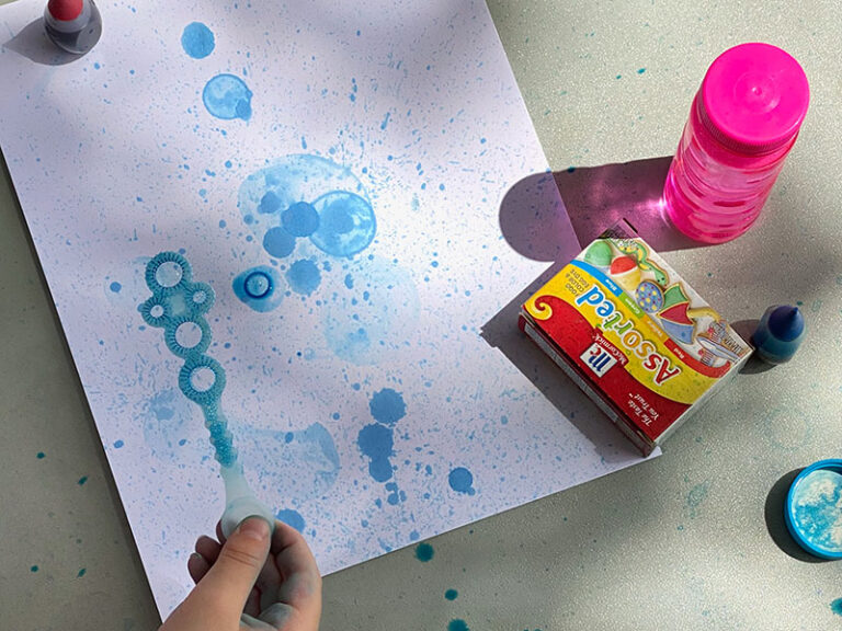 Bubble Painting & Drip Art Tutorial DFW Craft Shows