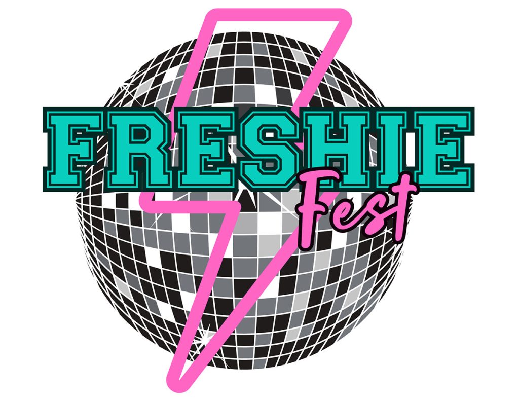 event flyer for freshiefest, details at link
