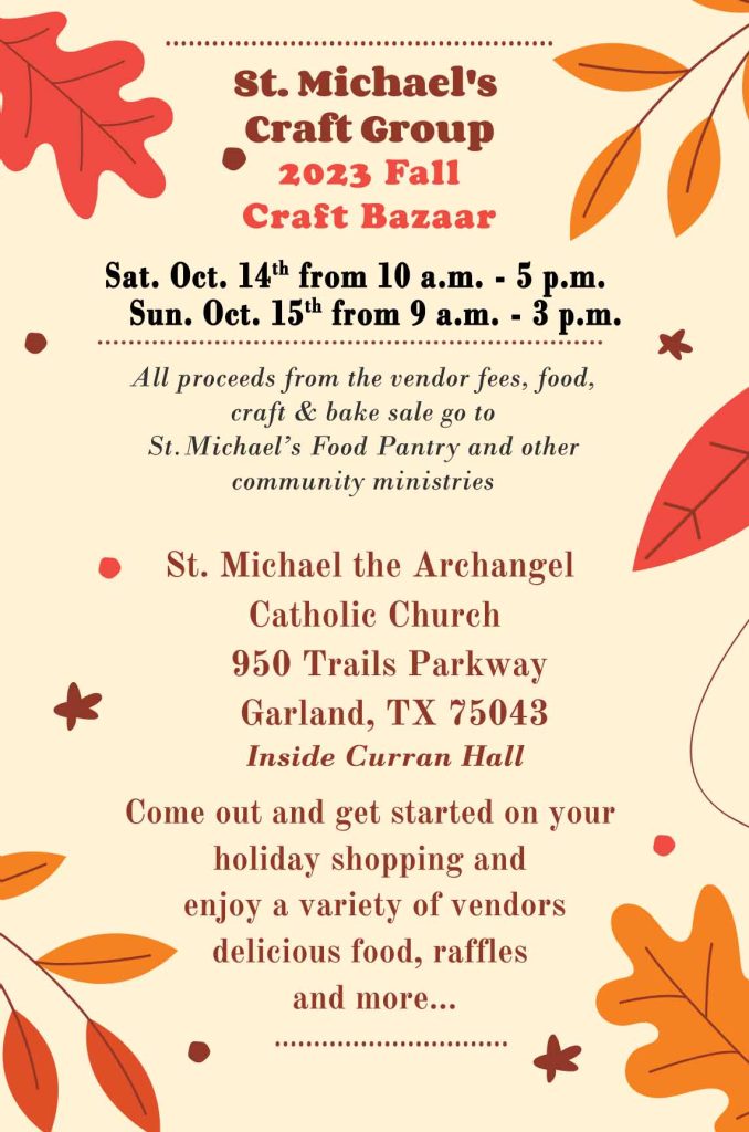 Fall craft Fair  flyer  10/11/21
