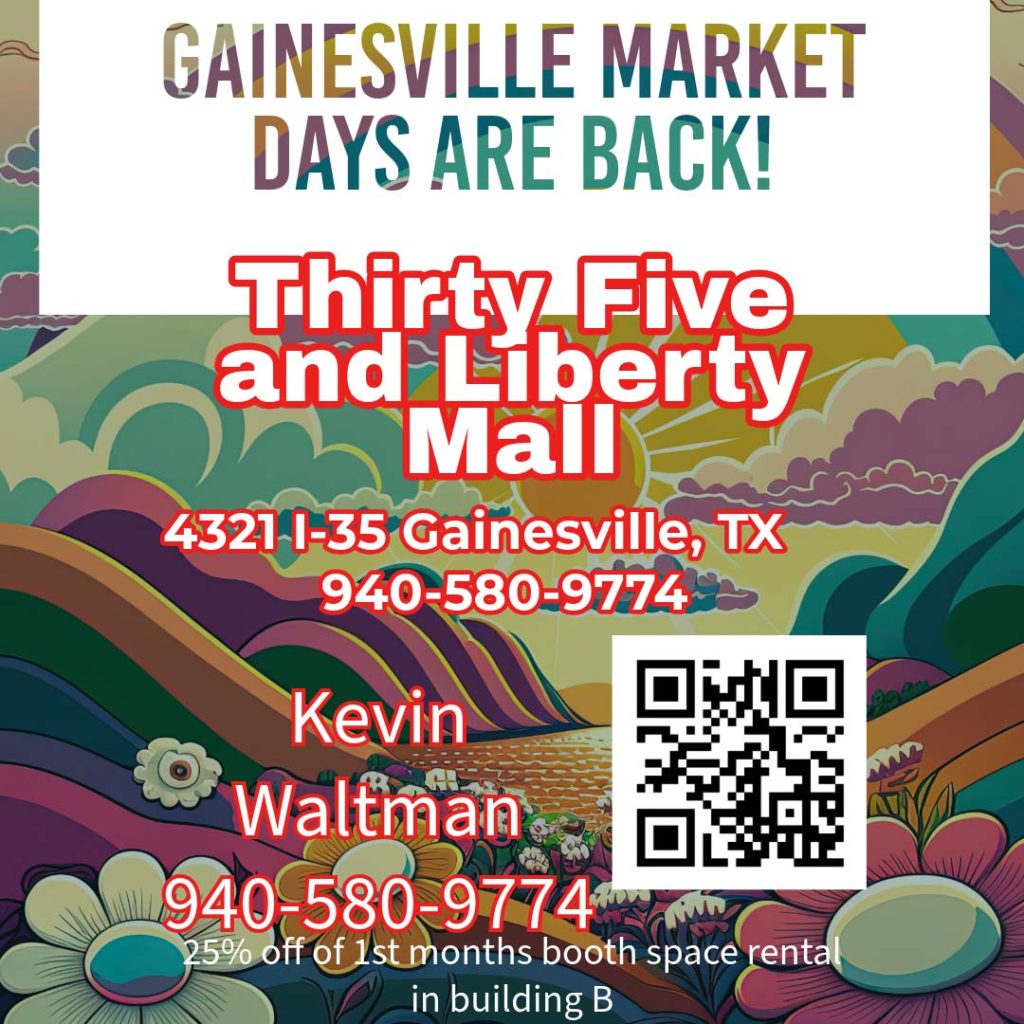 event flyer for Gainesville Market, details at link