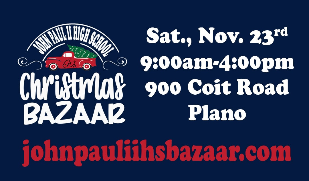 JPII Christmas Bazaar DFW Craft Shows