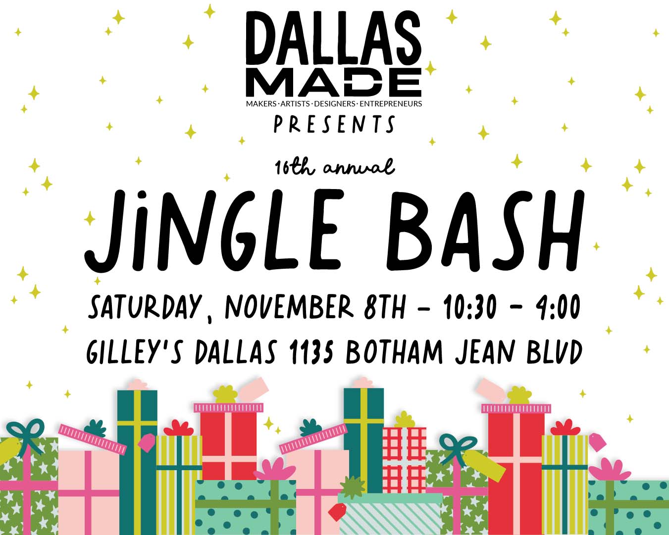 Dallas M.A.D.E. (formally Etsy Dallas) Jingle Bash