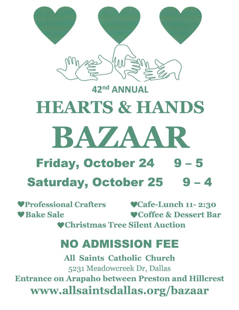 event flyer for hearts and hands, details at link