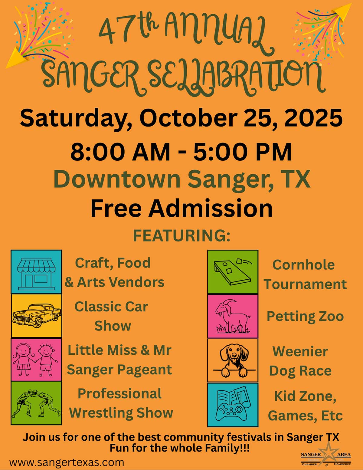 event flyer for sellabration, details at link