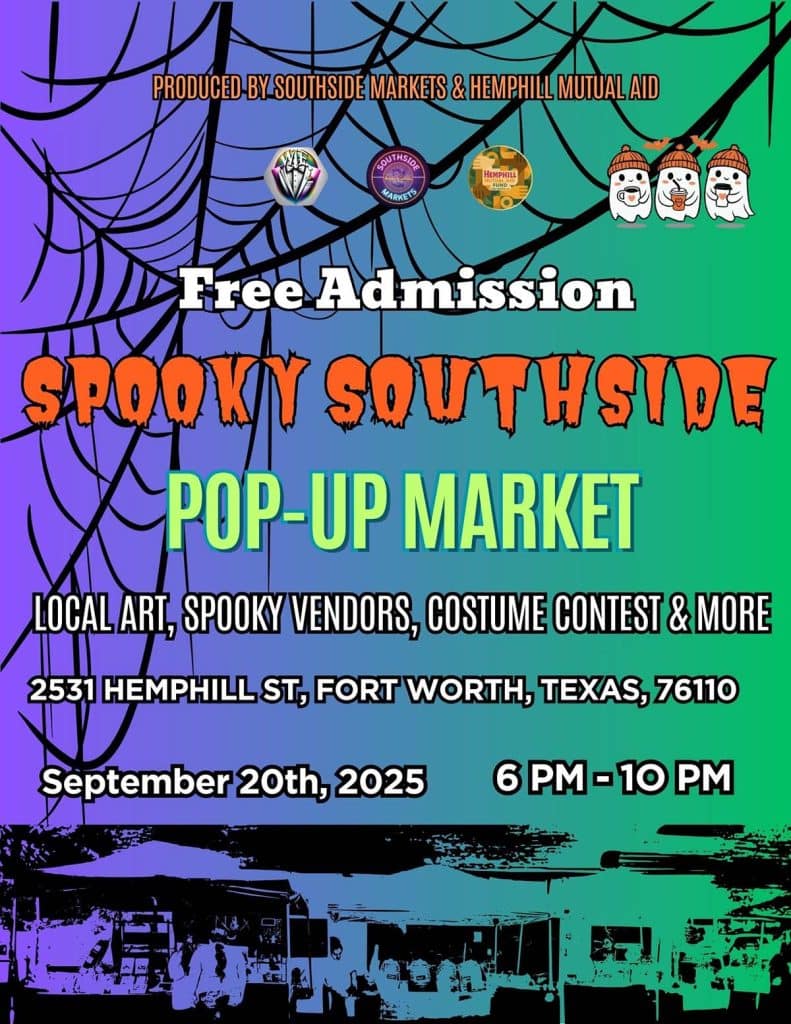 event flyer for spooky southside, details at link
