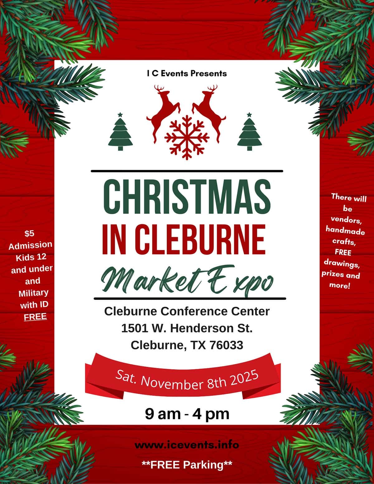 Christmas in Cleburne Market Expo