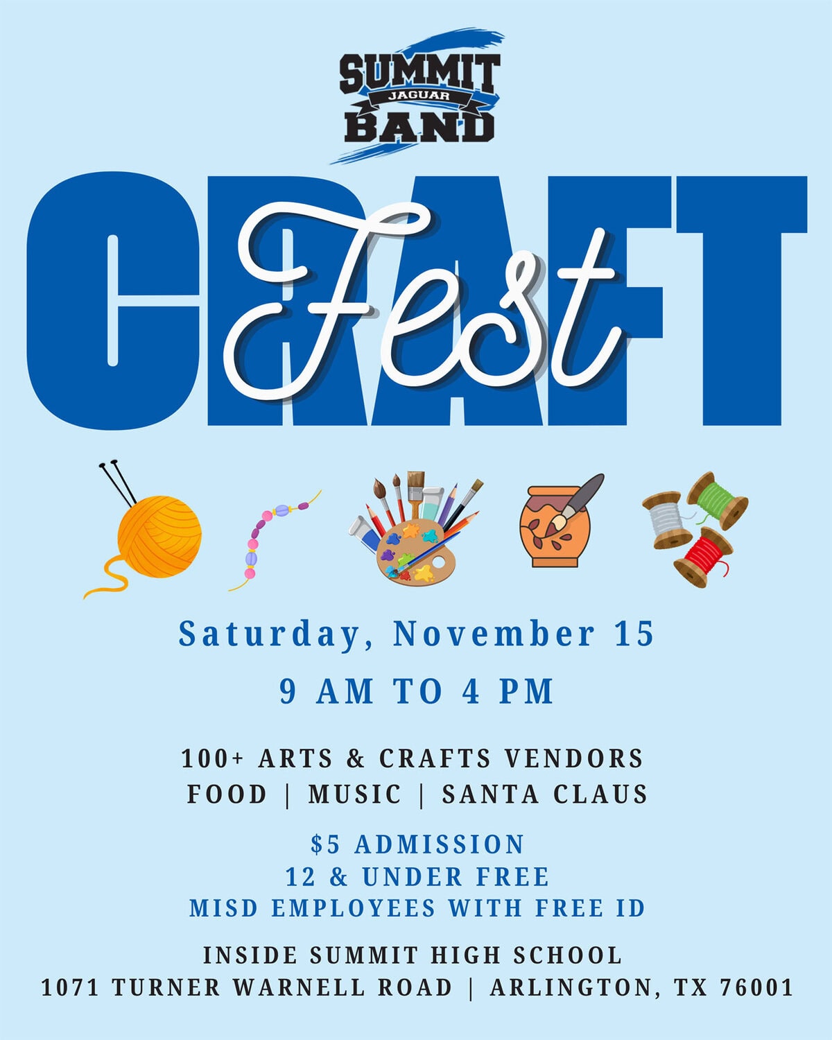 Summit Band Boosters Craft Fest