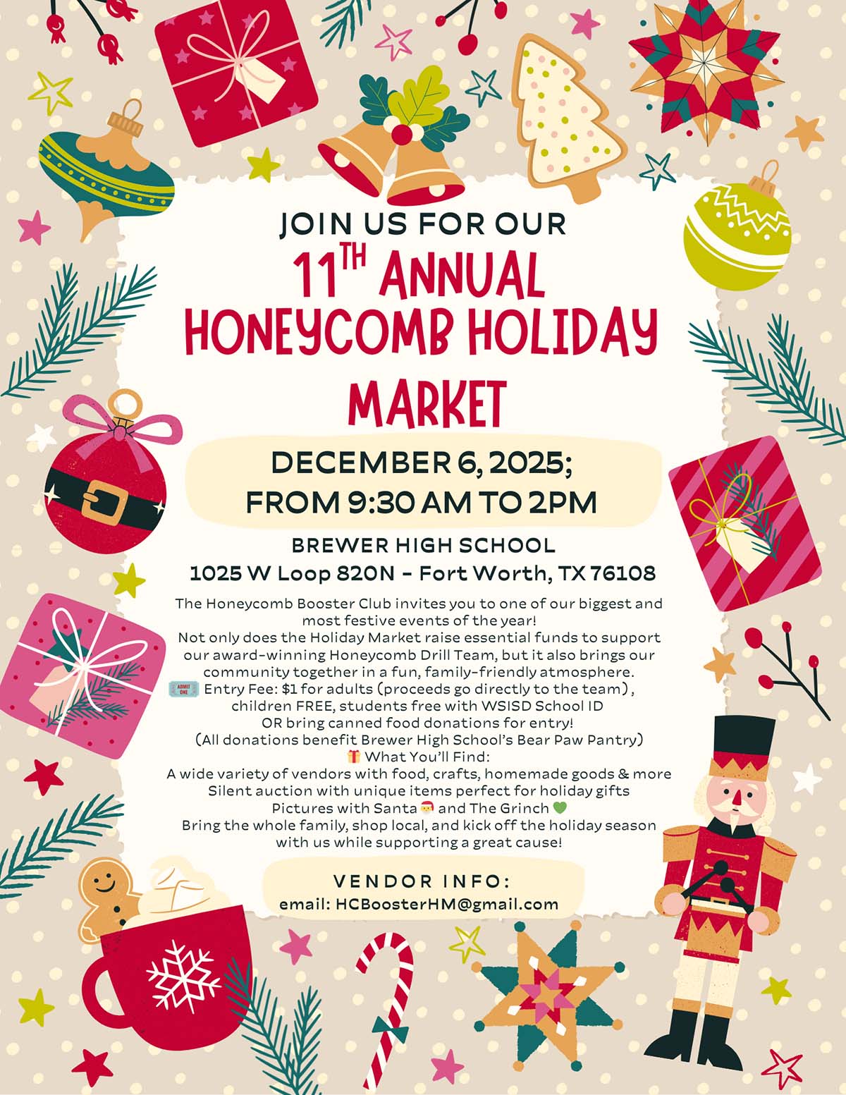 11th Annual Honeycomb Holiday Market