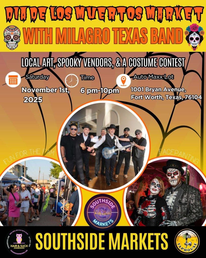 event flyer for Dia De Los Muertos, details at link