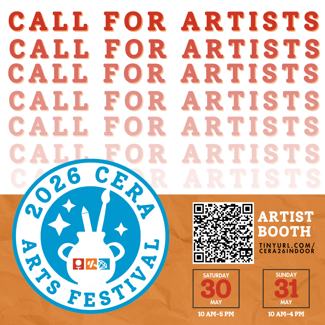event flyer for cera art festival 2026, details at link