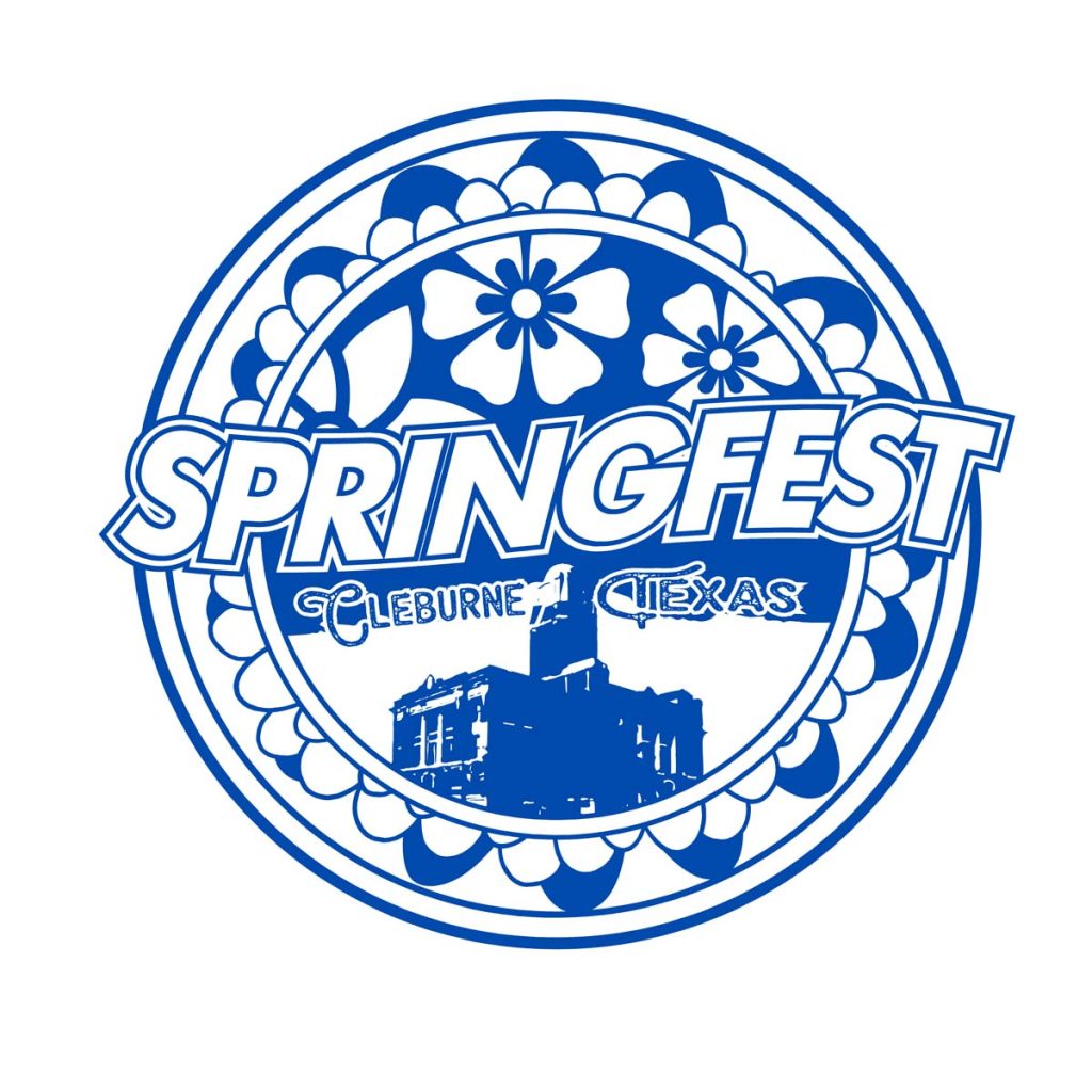 event flyer for cleburne springfest 2026