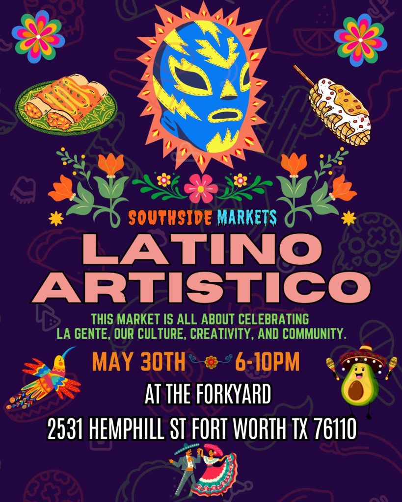 event flyer for latino artistico, details at link