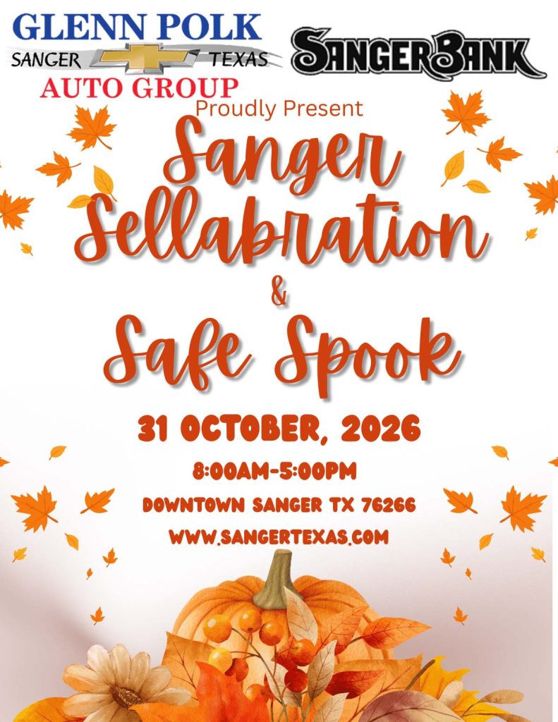 event flyer for Sanger Sellabration, details at link