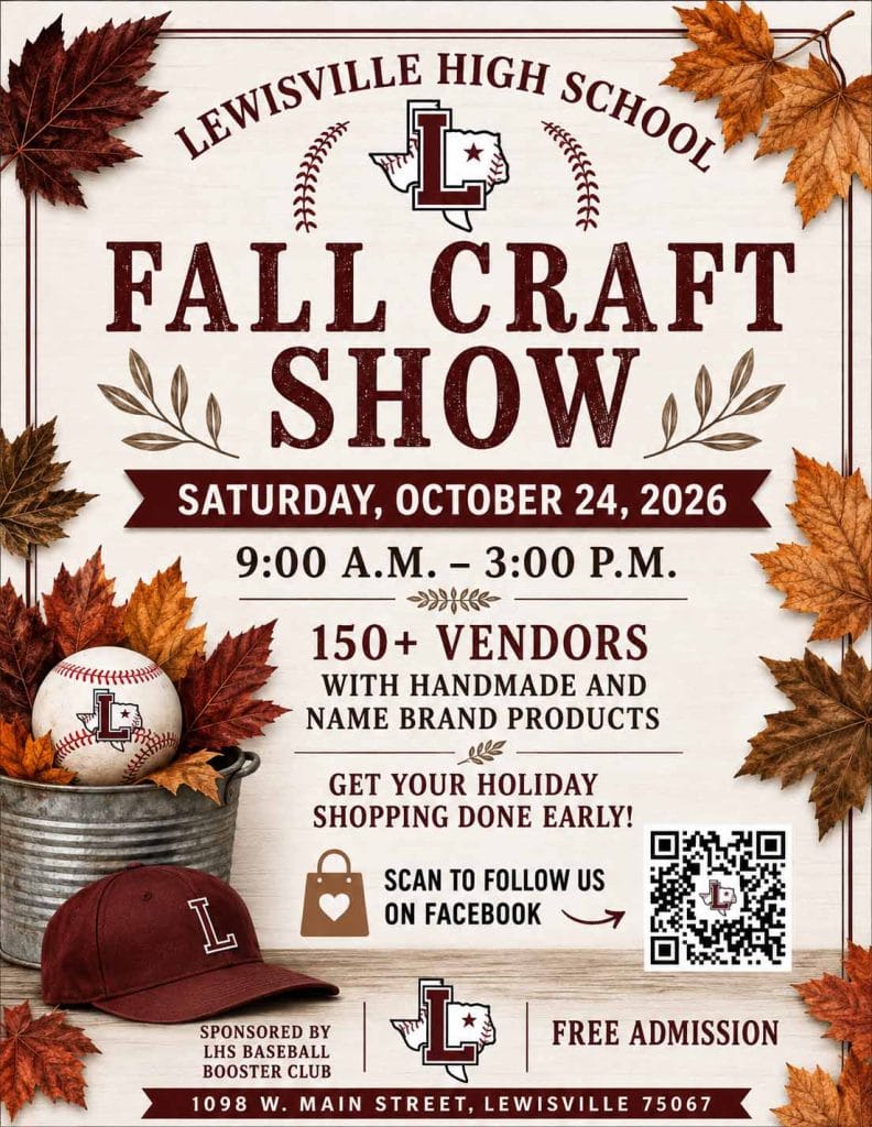 event flyer for LHS Craft Show, details at link