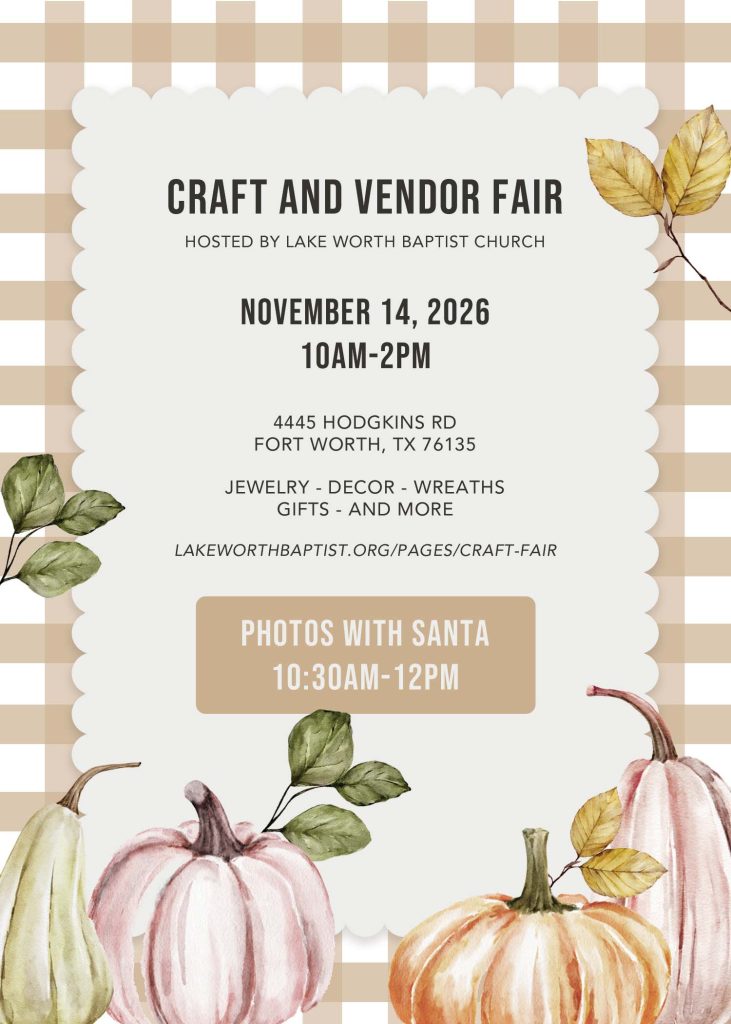 event flyer for Lake Worth Craft Fair, details at link