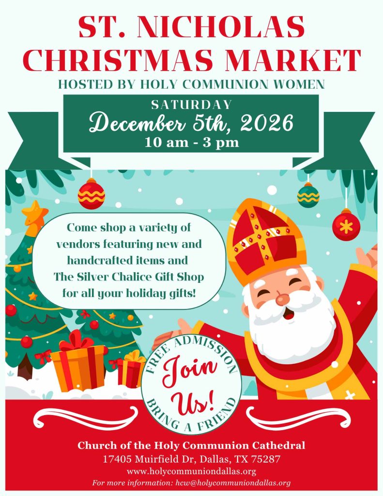 event flyer for St Nicholas Christmas Market, details at link