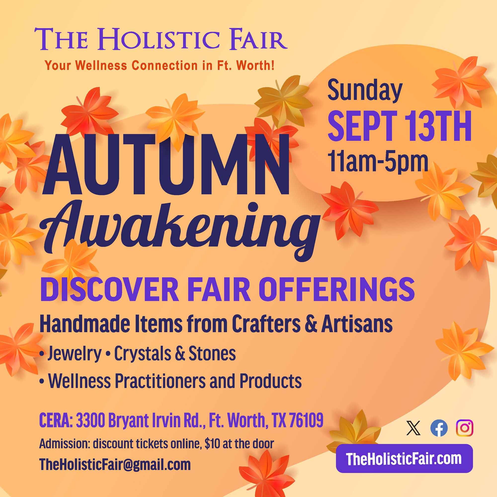 event flyer for Autumn Awakening, details at link